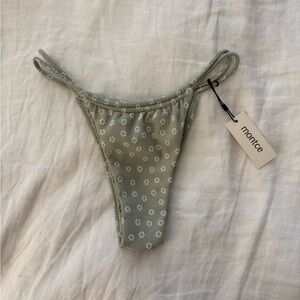 Montce Floral Brasil Bikini Bottom sz M NWT